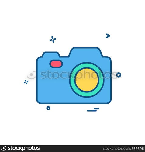 Camera icon design vector