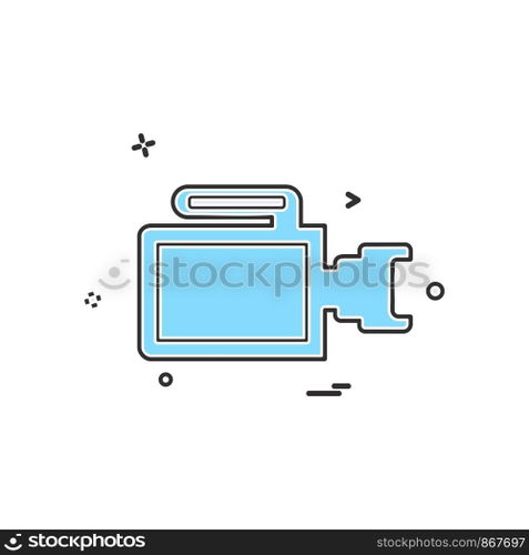 Camera icon design vector