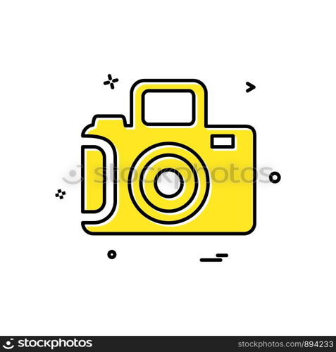 Camera icon design vector