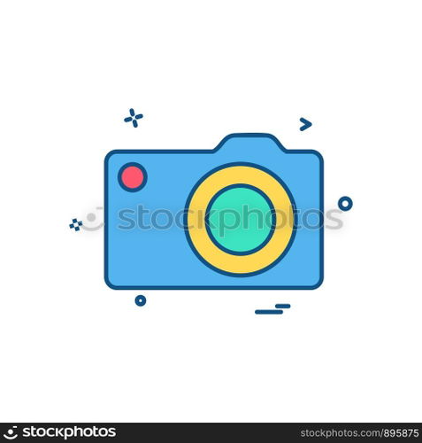Camera icon design vector