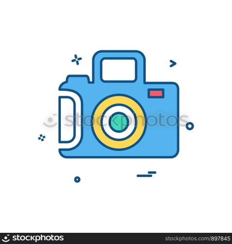 Camera icon design vector