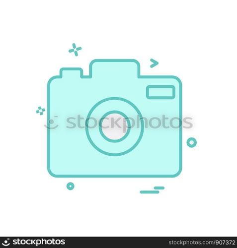 Camera icon design vector