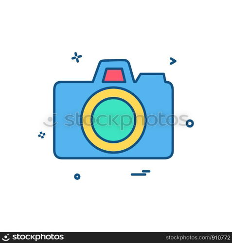 Camera icon design vector