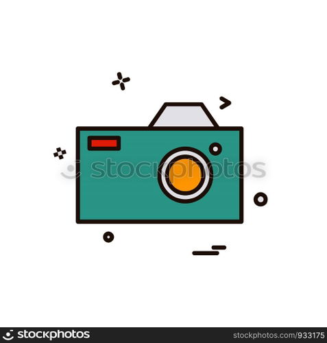 Camera icon design vector