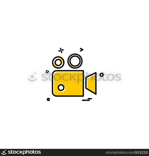 Camera icon design vector
