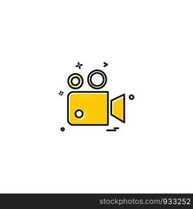 Camera icon design vector