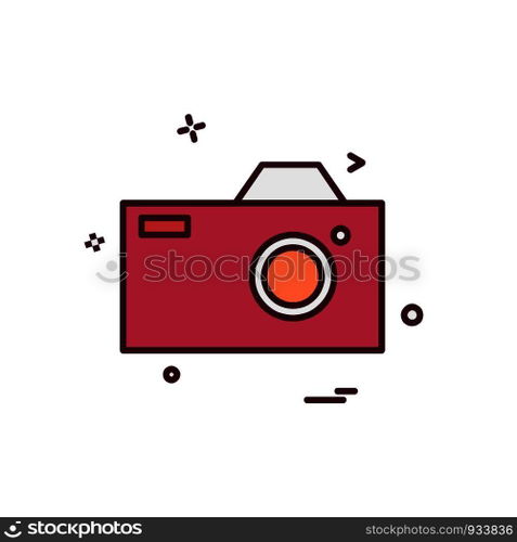 Camera icon design vector