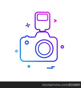 Camera icon design vector