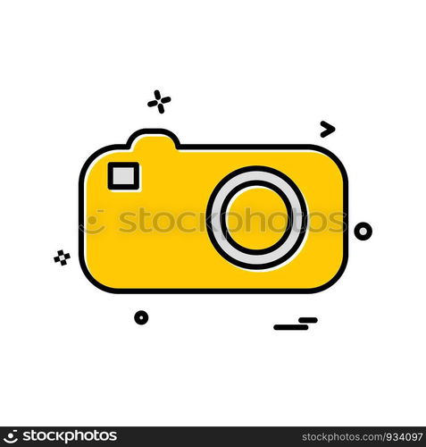 Camera icon design vector