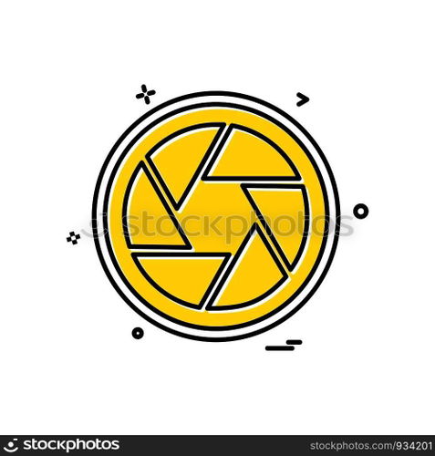Camera icon design vector