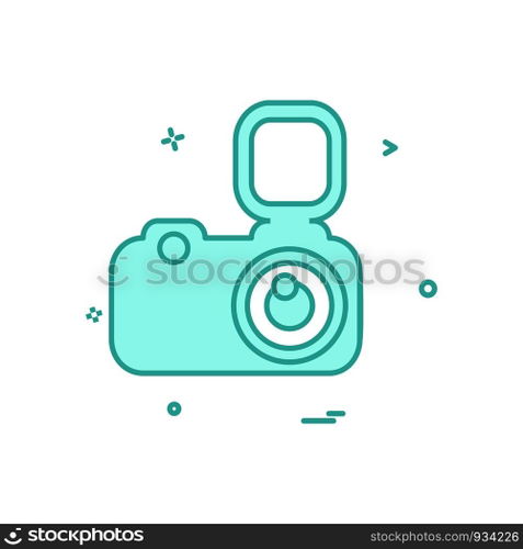 Camera icon design vector