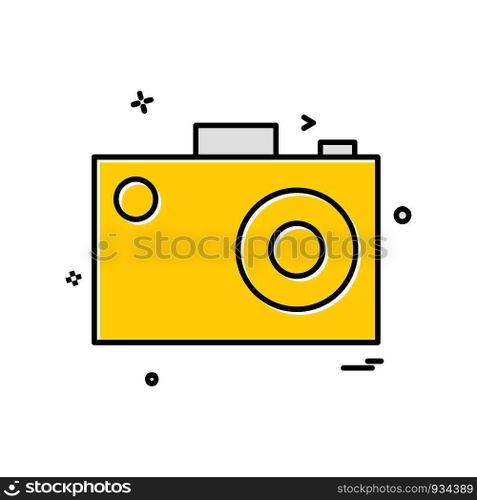 Camera icon design vector