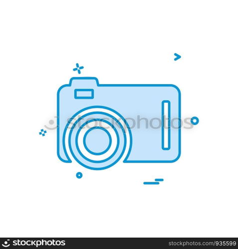 Camera icon design vector