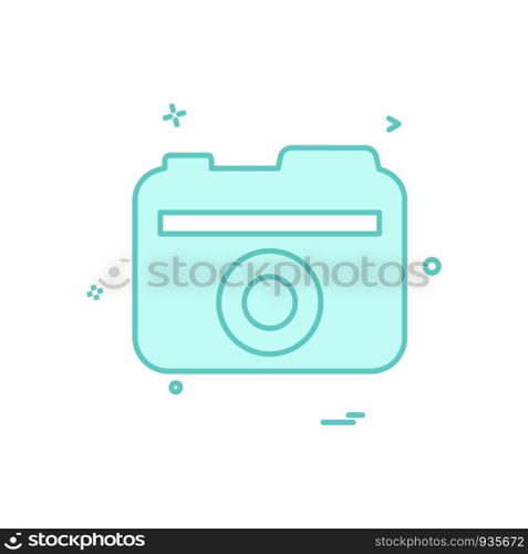 Camera icon design vector