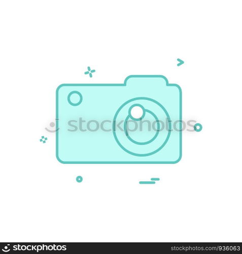 Camera icon design vector