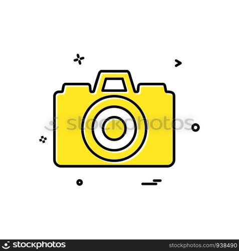 Camera icon design vector