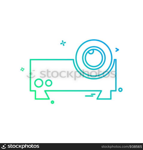Camera icon design vector