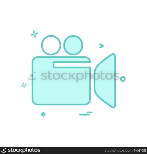 Camera icon design vector
