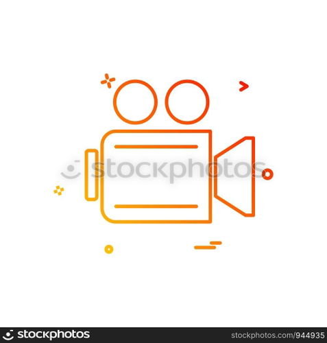 Camera icon design vector