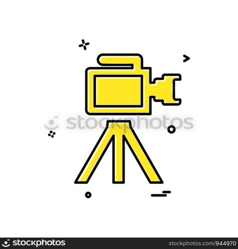 Camera icon design vector