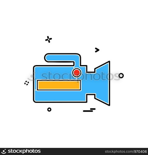 Camera icon design vector