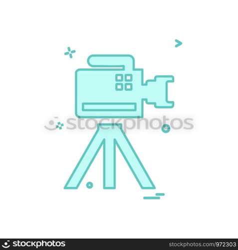 Camera icon design vector