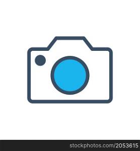 camera icon filled color style
