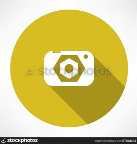 Camera Icon. Flat modern style vector illustration