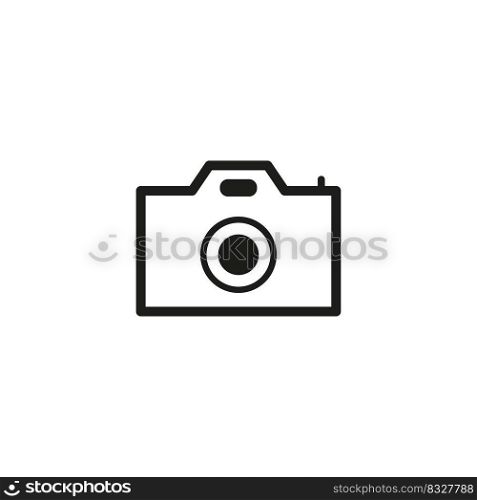 Camera icon in flat style. Vector illustration. Stock image. EPS 10.. Camera icon in flat style. Vector illustration. Stock image. 