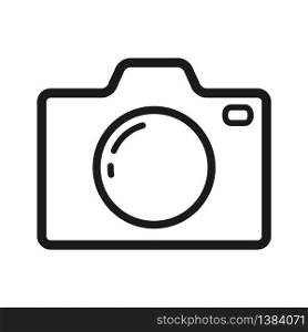 camera icon in trendy flat style