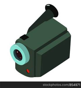 Camera icon. Isometric illustration of camera vector icon for web. Camera icon, isometric style