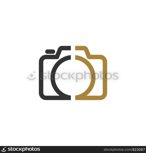 Camera Icon Logo Template Illustration Design. Vector EPS 10.