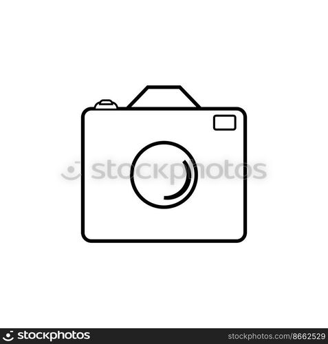 camera icon logo vector design