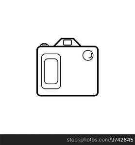 camera icon logo vector design