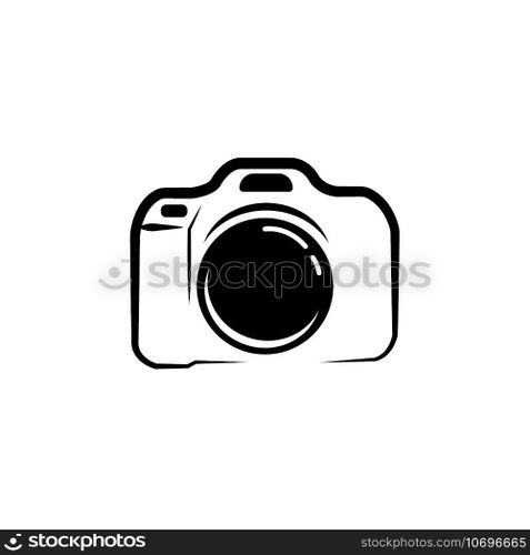 camera icon logo vector design template