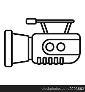 Camera icon outline vector. Video camcorder. Tv movie. Camera icon outline vector. Video camcorder