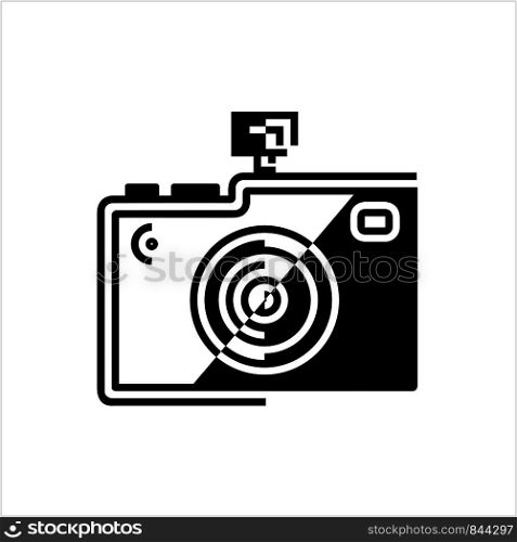 Camera Icon, Photo Camera Icon Vector Art Illustration