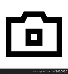 Camera icon. Suitable for website UI design