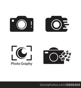 Camera icon vector template illustration design