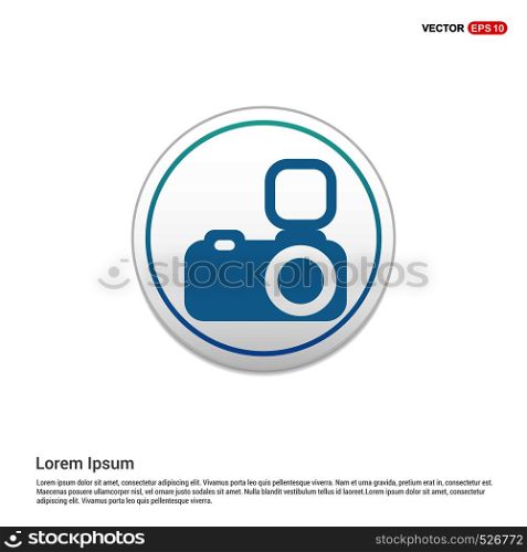 Camera Icon - white circle button