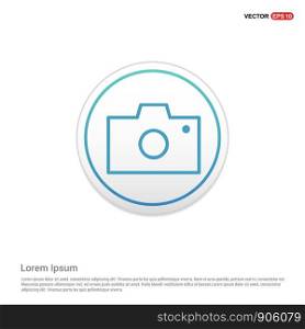 Camera Icon - white circle button