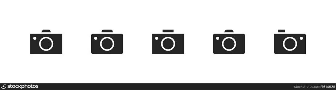 Camera icons set. Photo camera icons. Camera symbol for your web site design, logo, app, UI. Vector illustration