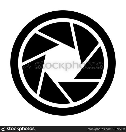 camera lens icon vector template illustration logo design