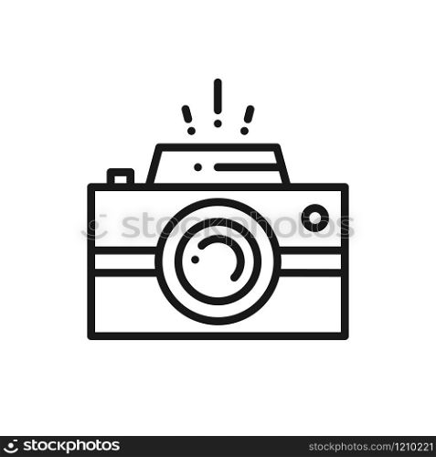 Camera Line Icon. Photography Logo. Digital Camera. Camera Line Icon. Photography Logo. Digital Camera.