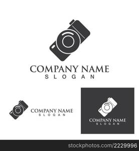 camera logo and symbol vector