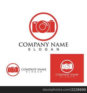camera logo and symbol vector