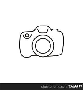 Camera logo design concept related to photographer studio