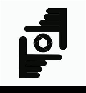 Camera logo icon vector template