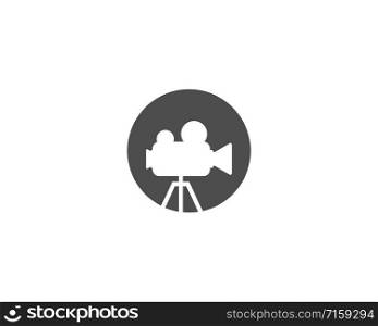 Camera Movie logo vector template