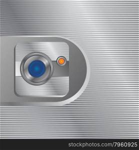 camera photo and video interface vector graphic art illustration. camera photo and video interface